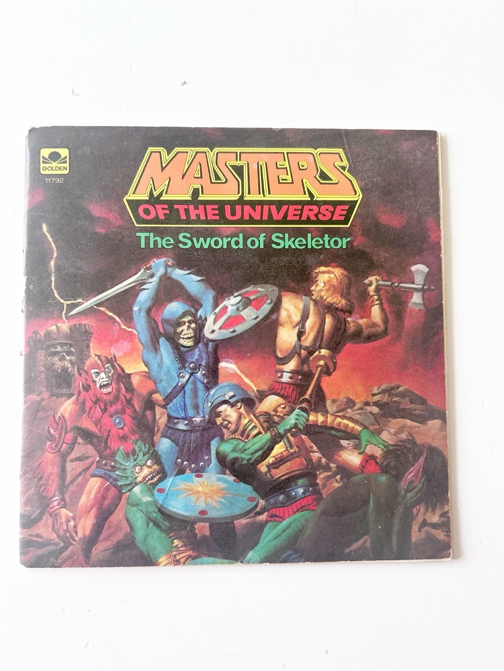 Vintage 1983 Masters of the Universe The Sword of Skeletor Golden Picture book